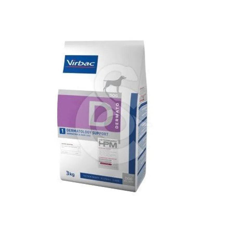 Virbac HPM Canine Dermatology Support D1 Alimento Seco 3Kg