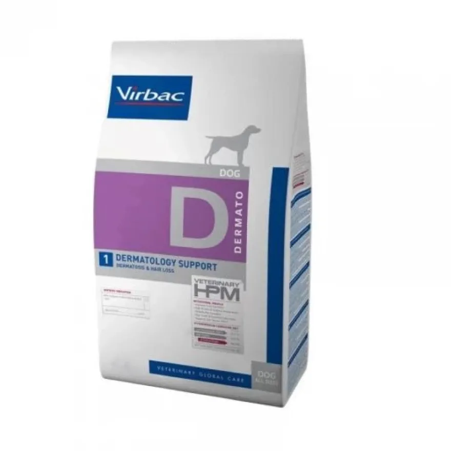 Virbac HPM Canine Dermatology Support D1 Alimento Seco 3Kg