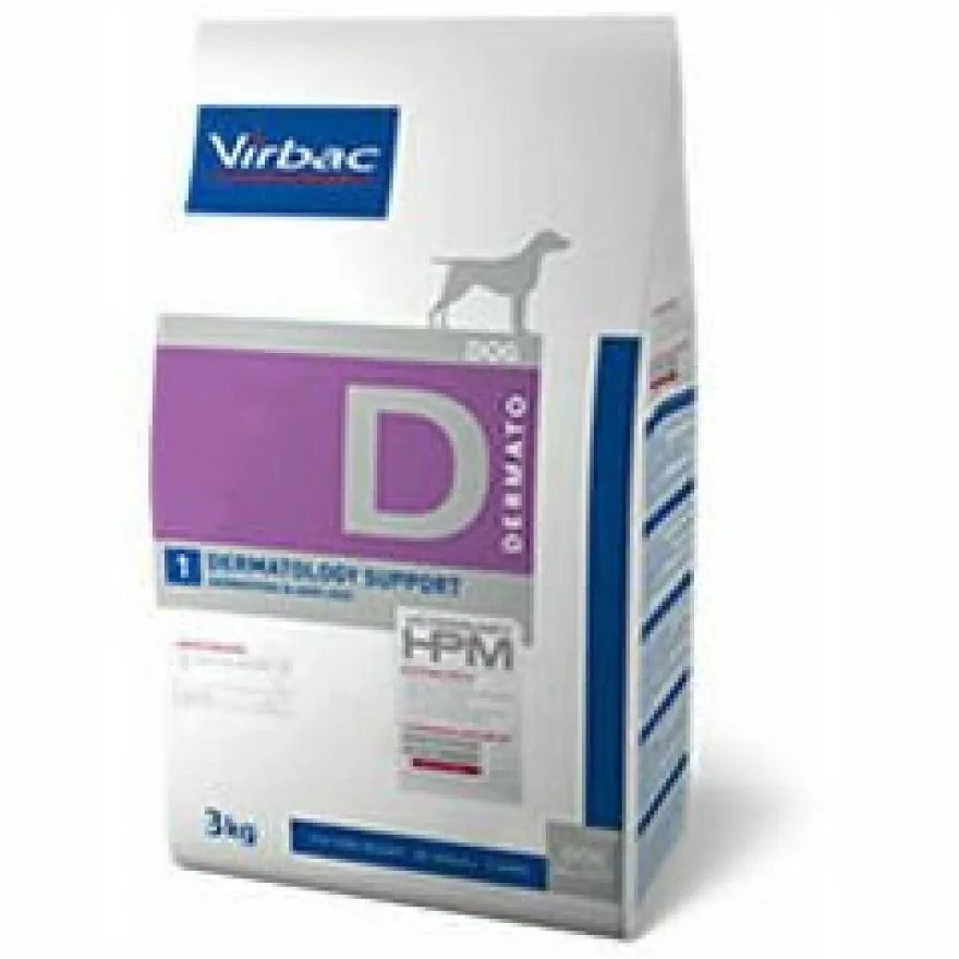 Virbac HPM Canine Dermatology Support D1 Alimento Seco 3Kg