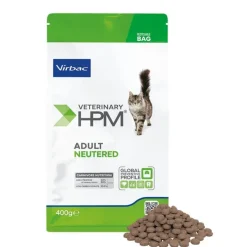 Virbac HPM Cat Adult Neutered Pienso Seco para Gatos 400g