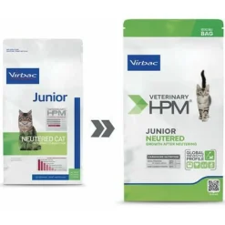 Virbac HPM Cat Junior Neutered Comida Seca 400g