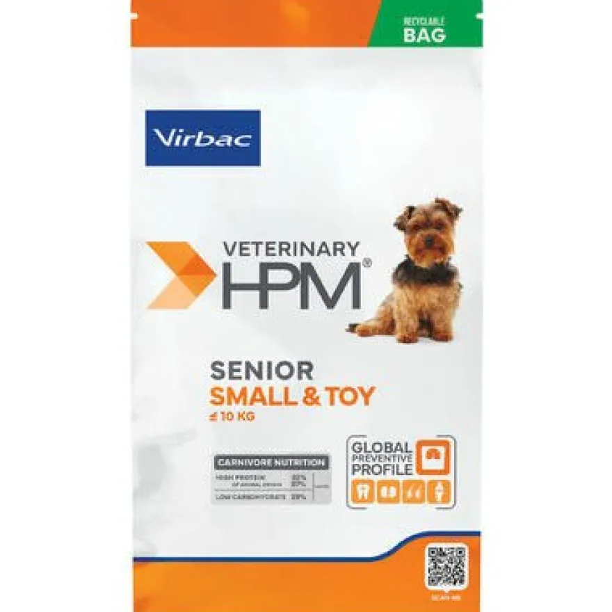 Virbac HPM Dog Senior Small & Toy Comida Seca 3Kg