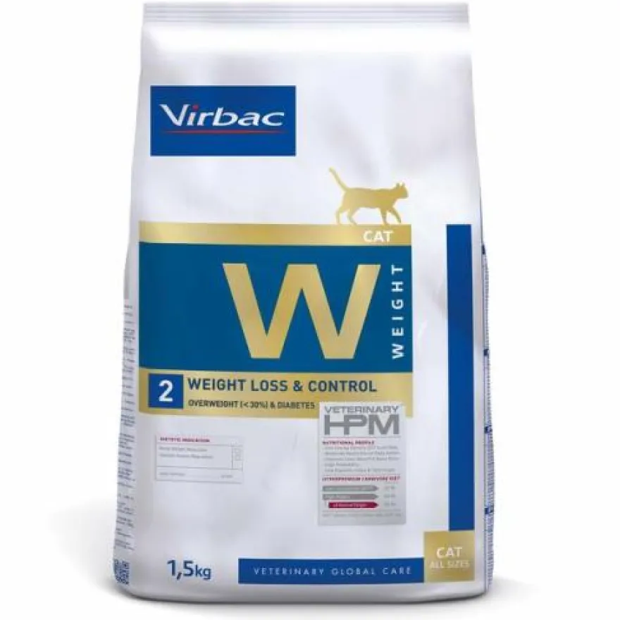 Virbac HPM Feline Control W2 Pienso Seco 1,5Kg