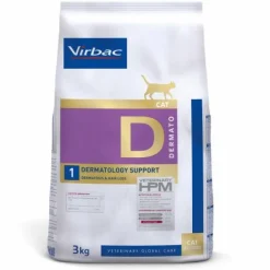 Virbac HPM Feline Dermatology Support D1 Alimento seco 3kg