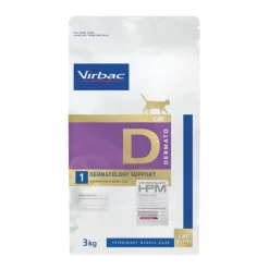 Virbac HPM Feline Dermatology Support D1 Alimento seco 3kg