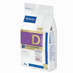 Virbac HPM Feline Dermatology Support D1 Alimento seco 3kg