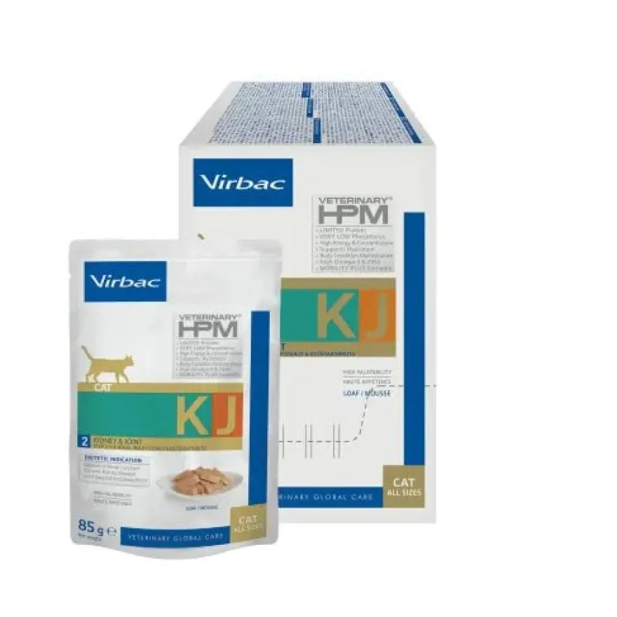 Virbac HPM Feline Kidney & Joint Alimentación Húmeda 12x85g
