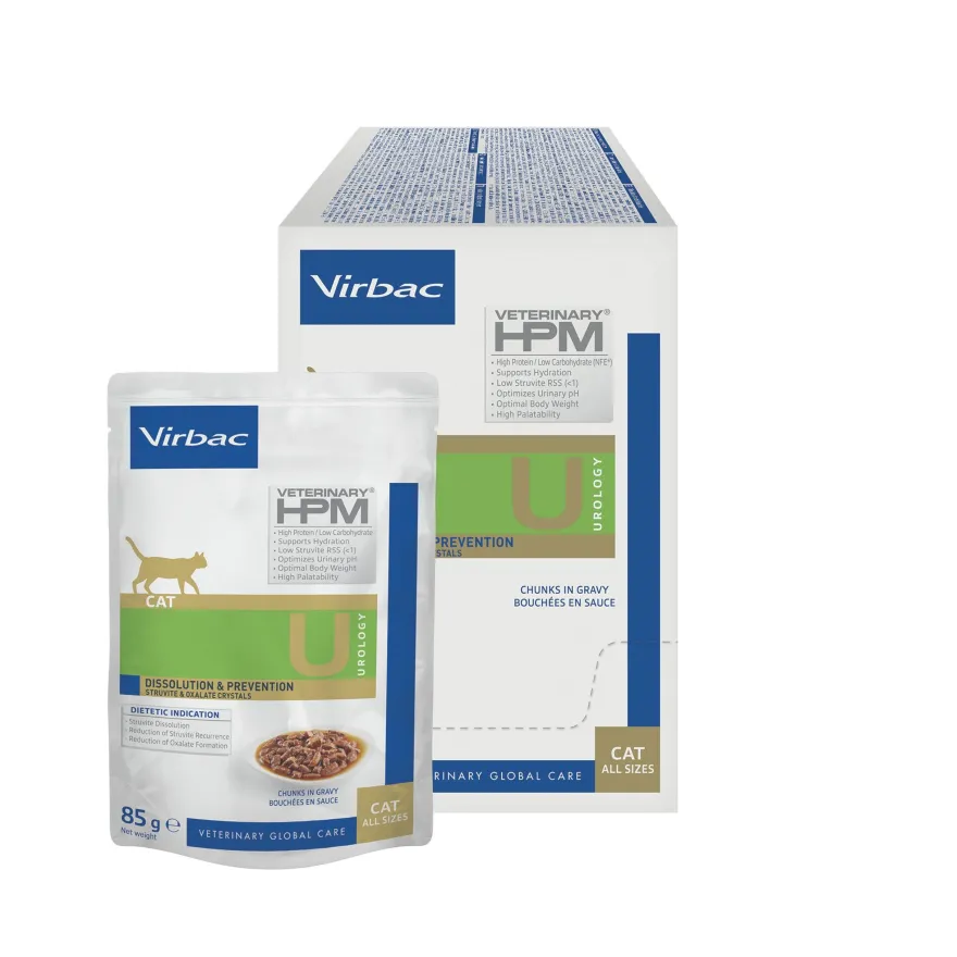 Virbac Hpm Feline Urology Dissol&Prevention En Salsa 12X85Gr