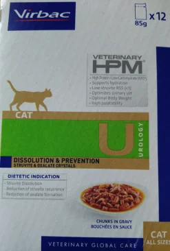 Virbac Hpm Feline Urology Dissol&Prevention En Salsa 12X85Gr