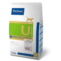 Virbac HPM Feline Urology Dissolution Prevention U2 Comida Seca 1,5kg