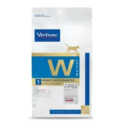 Virbac Hpm Feline Weight Loss Diabetes W1 Alimento Seco 7Kg