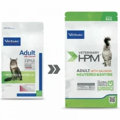 Virbac HPM Gato Adulto Neutrado & Entero Alimento Seco con Salmón 7Kg