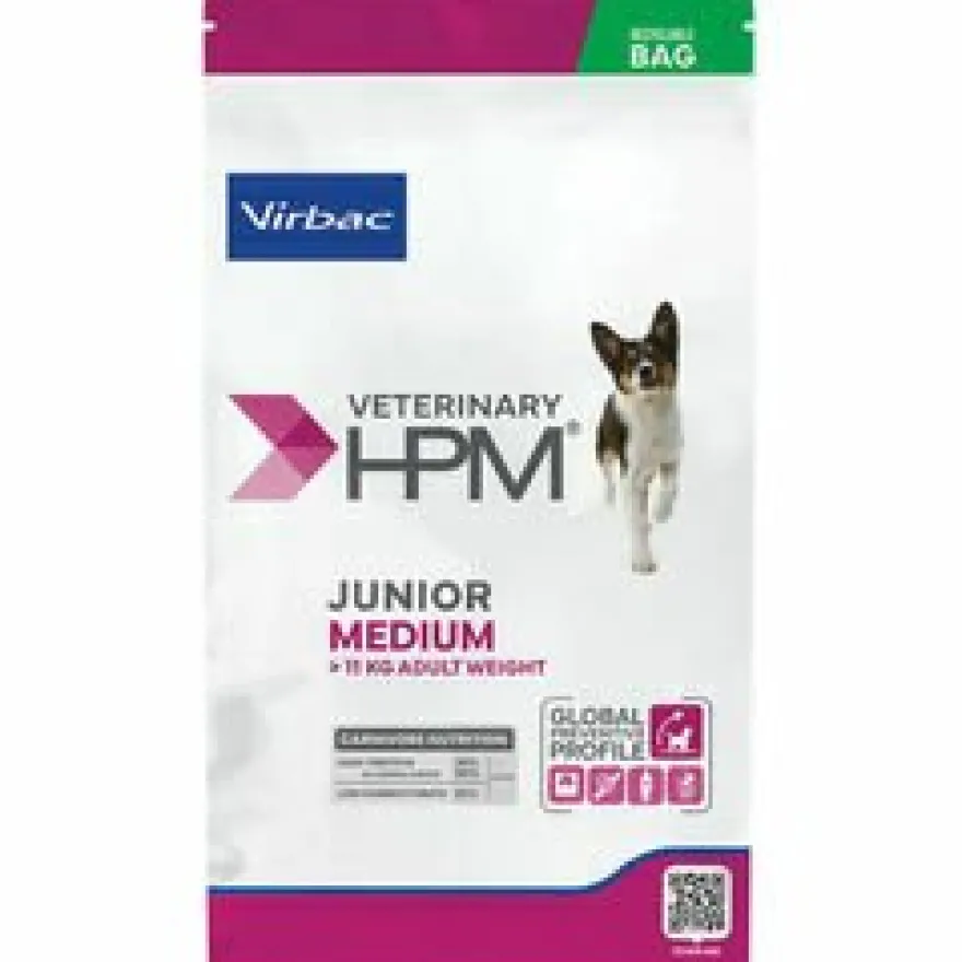 Virbac HPM Junior Medium Alimento seco para Perros 12Kg