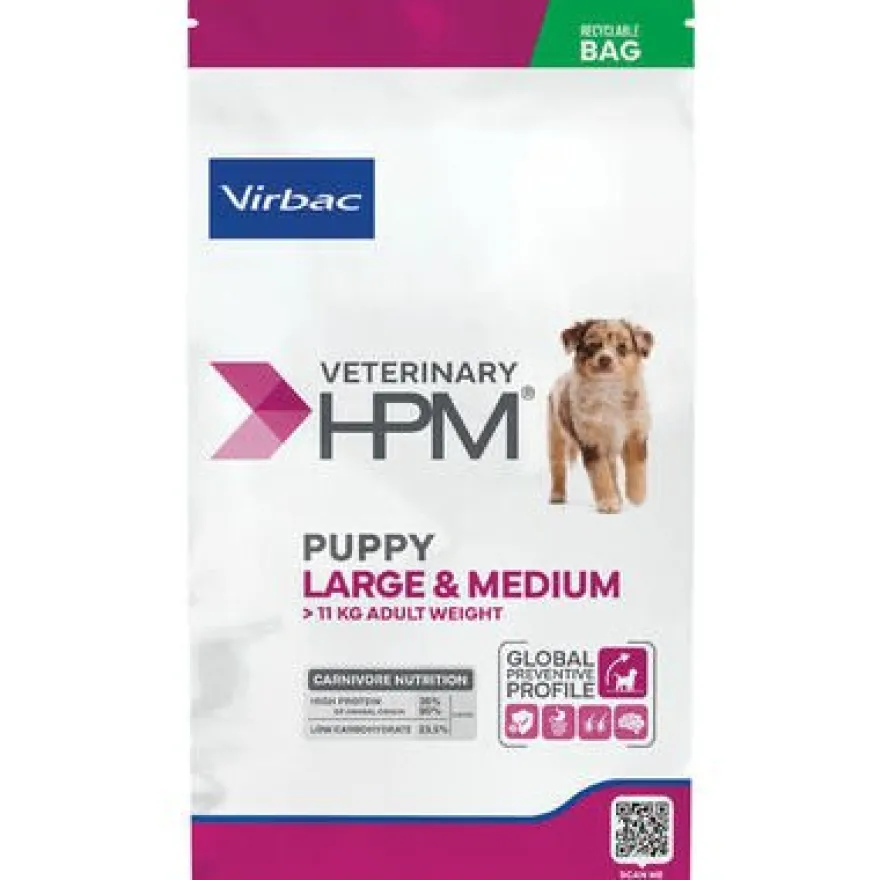 Virbac HPM Puppy Large & Medium Alimento Seco 12kg