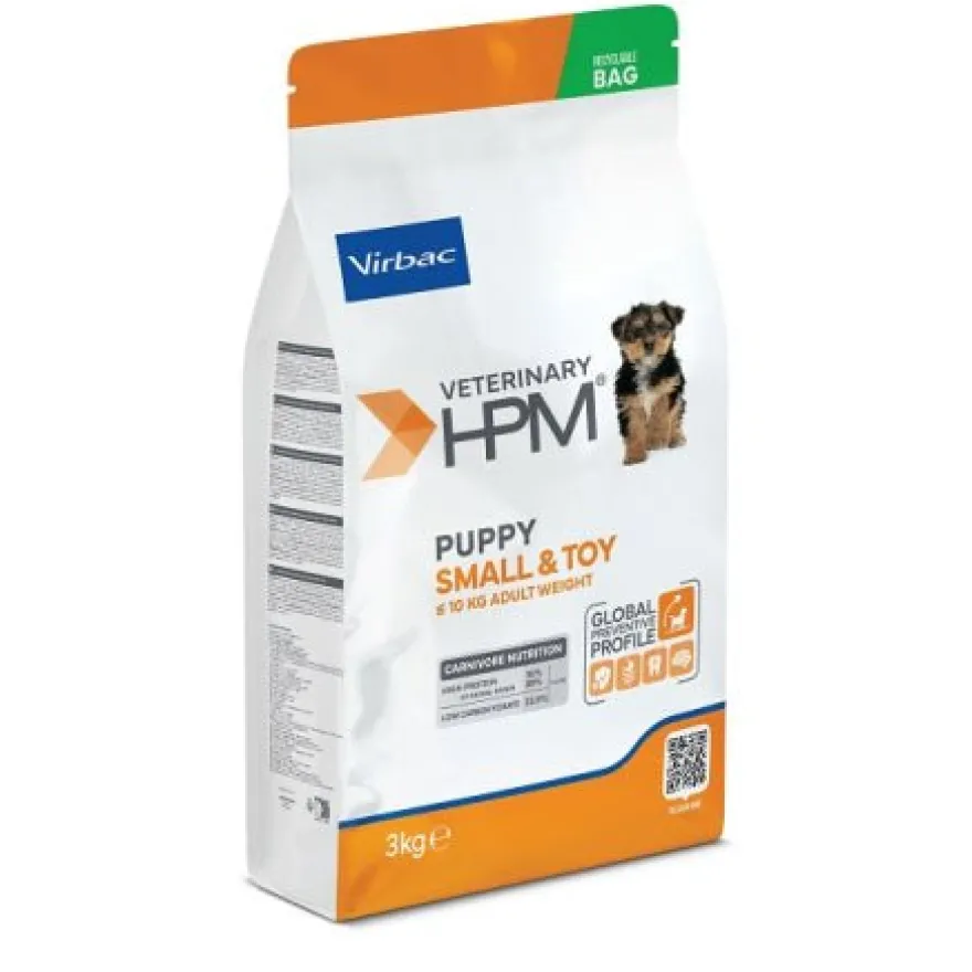 Virbac HPM Puppy Small & Toy Pienso Seco 3 kg