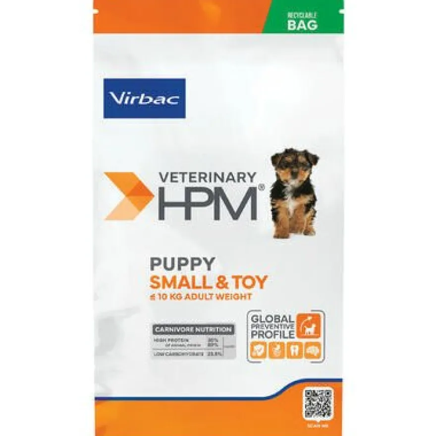 Virbac HPM Puppy Small & Toy Pienso Seco 3 kg