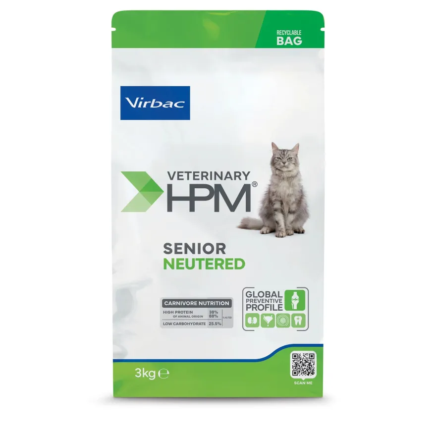 Virbac HPM Senior Neutered Cat Pienso Seco 3Kg