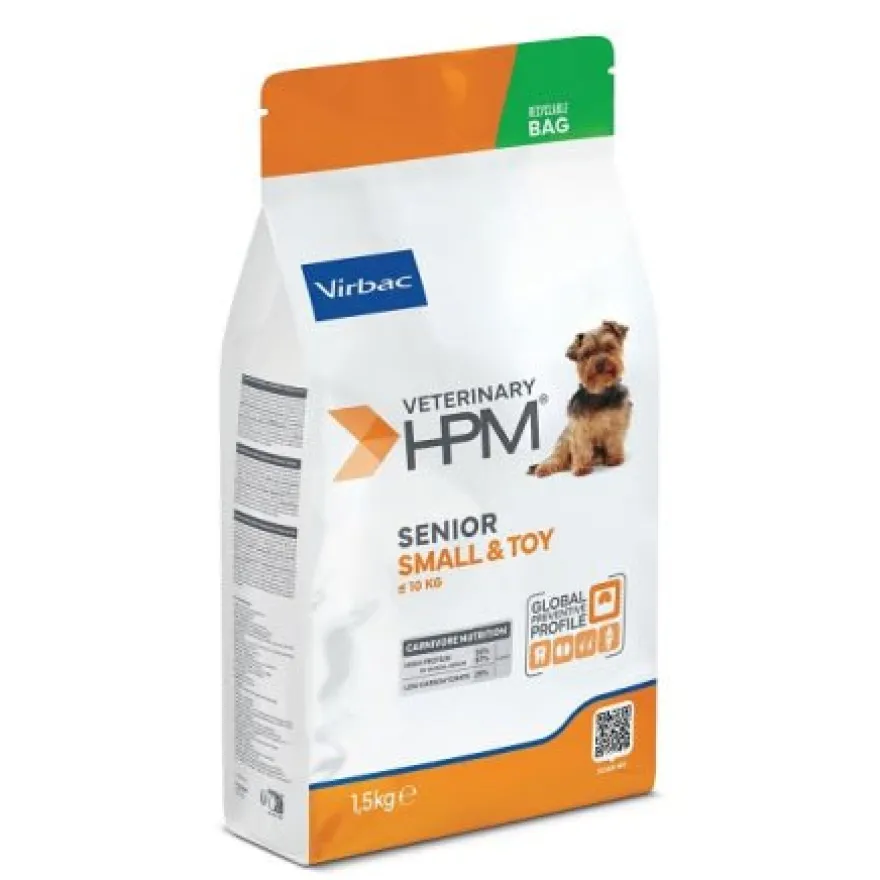 Virbac HPM Senior Small & Toy Comida Seca para Perros 1,5Kg
