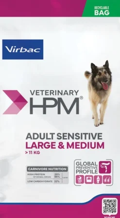 Virbac HPM Sensitive Digest Pienso para Perros Adultos 12Kg