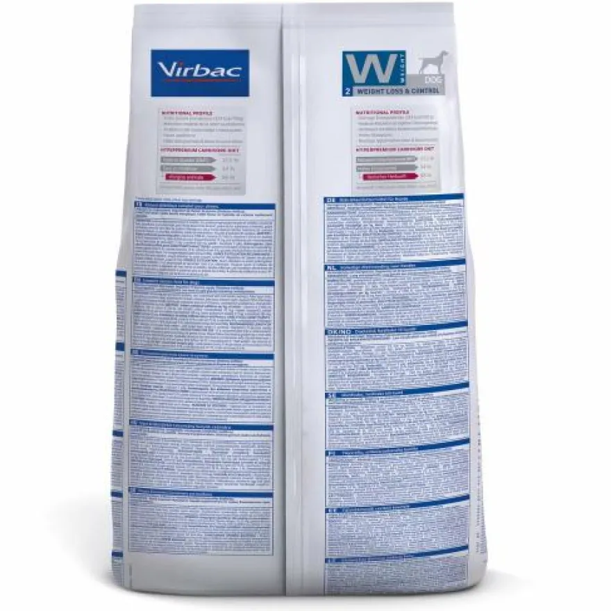 Virbac HPM W2 Control Peso Alimento Dietético 3Kg