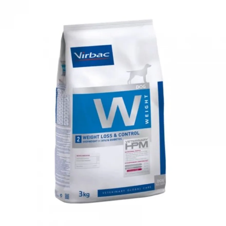Virbac HPM W2 Control Peso Alimento Dietético 3Kg