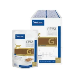 Virbac Pf Hpm Feeline Digestive Support Alimento Húmedo para Gatos con Problemas Digestivos 12 sachets de 85g