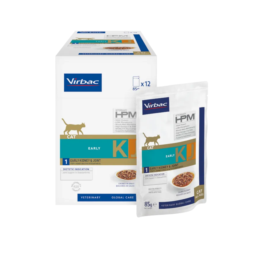 Virbac Pf HPM Feline Early Kidney & Joint Comida Húmeda 12 piezas