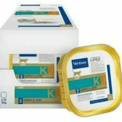 Virbac Pf HPM Feline Kidney & Joint Mousse Dietética Latas 400gr