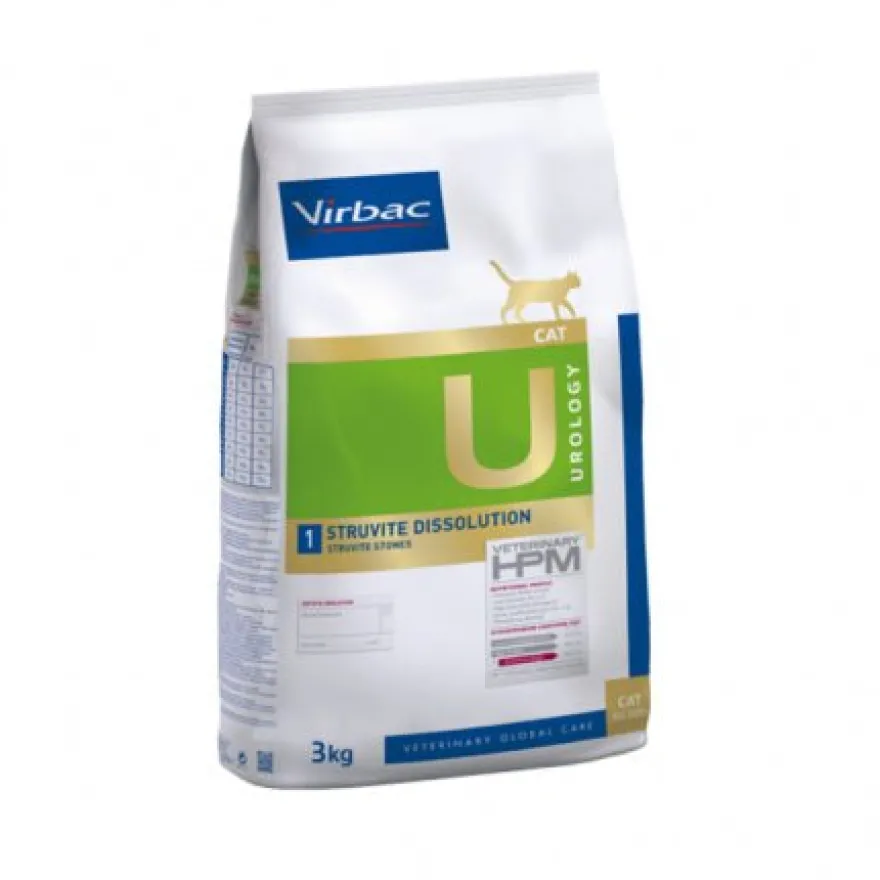 Virbac Pf Hpm U1 Alimento Dietético para Gatos 3Kg