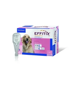 Virbac Pipetas Effitix Solución Spot-On para Perros 20 40 kg 4un