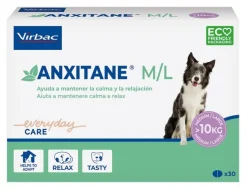 Virbac Sac Anxitane M/L Suplemento Antiestrés 30 comprimidos
