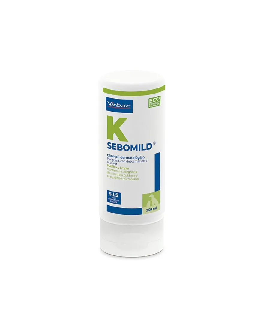 Virbac Sac Sebomild Champú Dermatológico 250ml