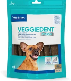 Virbac Veggiedent Fresh XS Complemento alimenticio 15 ud