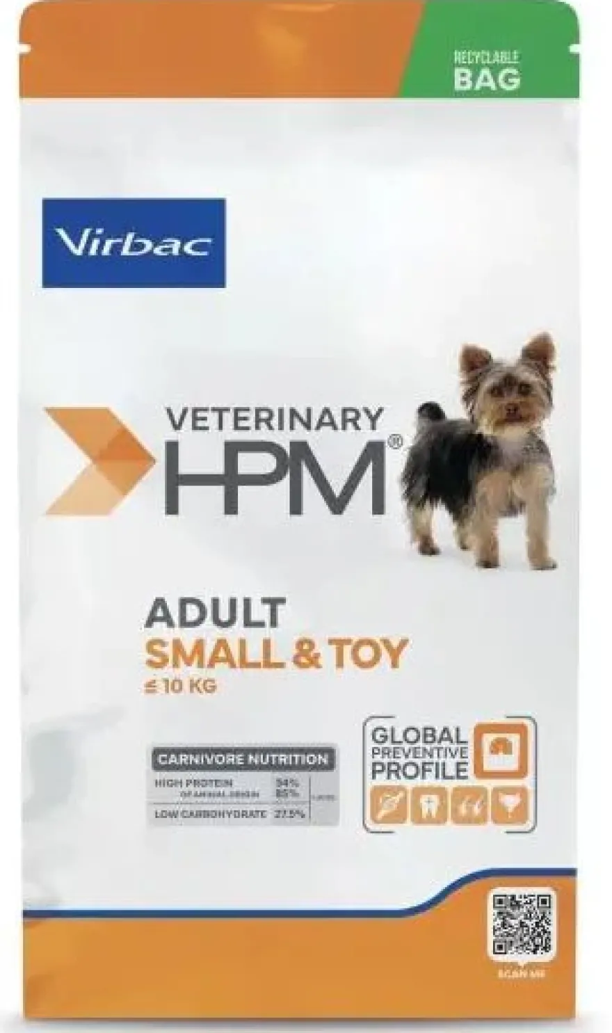 Virbac Veterinary HPM Adult Small & Toy Croquetas 7kg