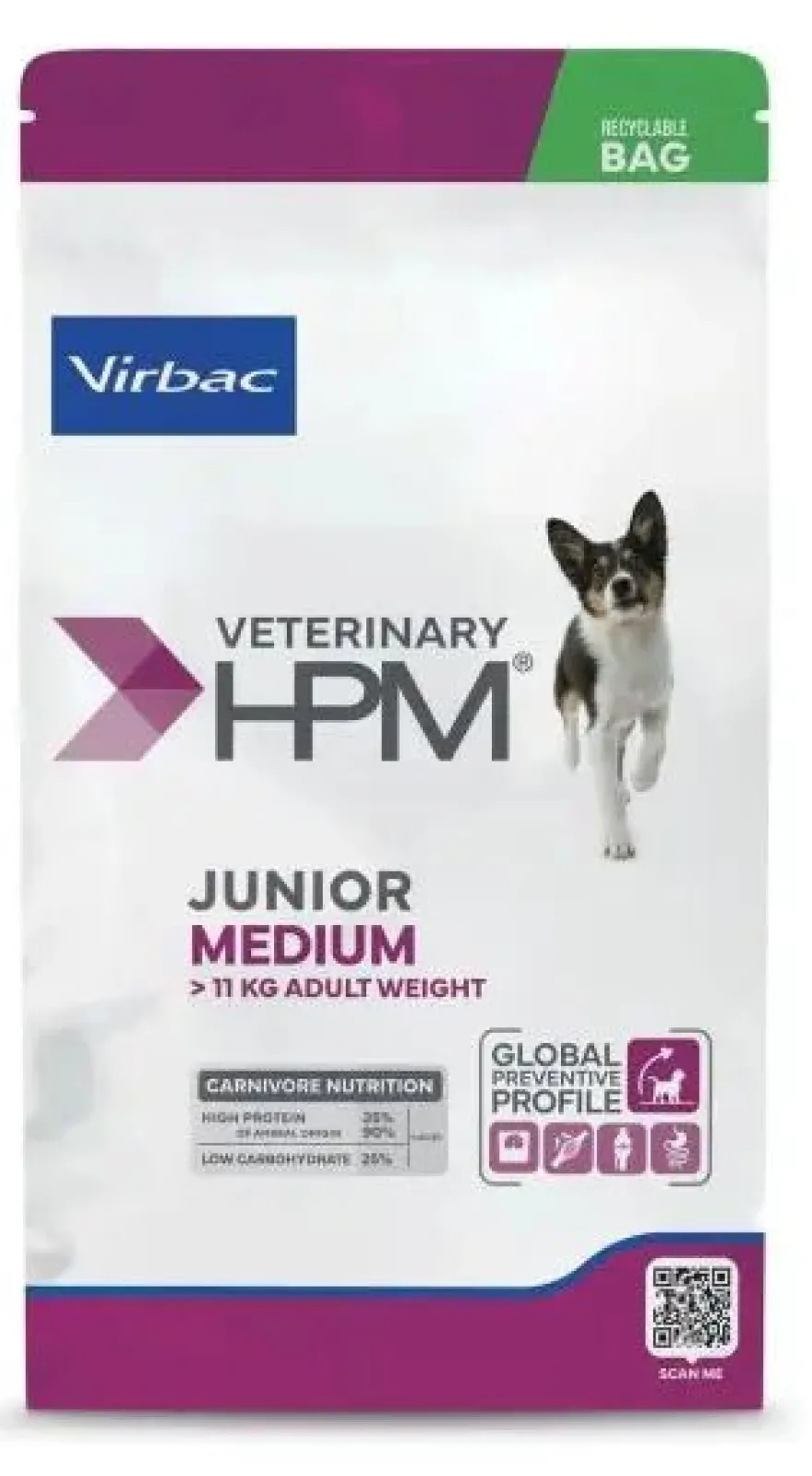 Virbac Veterinary HPM Junior Medium Perros 3Kg