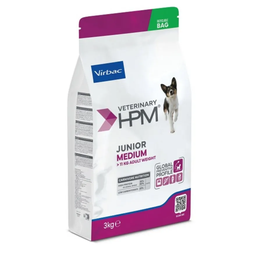 Virbac Veterinary HPM Junior Medium Perros 3Kg