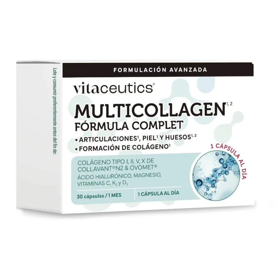 Vitaceutics Multicollagen Colágeno Múltiple 30 Cápsulas