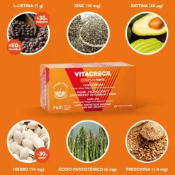 Vitacrecil Complex Forte Suplemento Capilar 60 Cápsulas