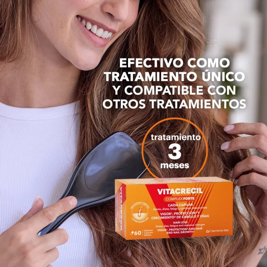 Vitacrecil Complex Forte Suplemento Capilar 60 Cápsulas