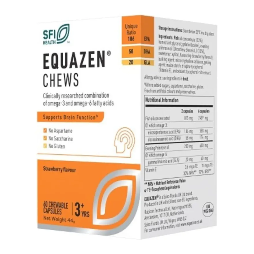 VITAE Equazen Chews 60 Cápsulas Masticables sabor Fresa