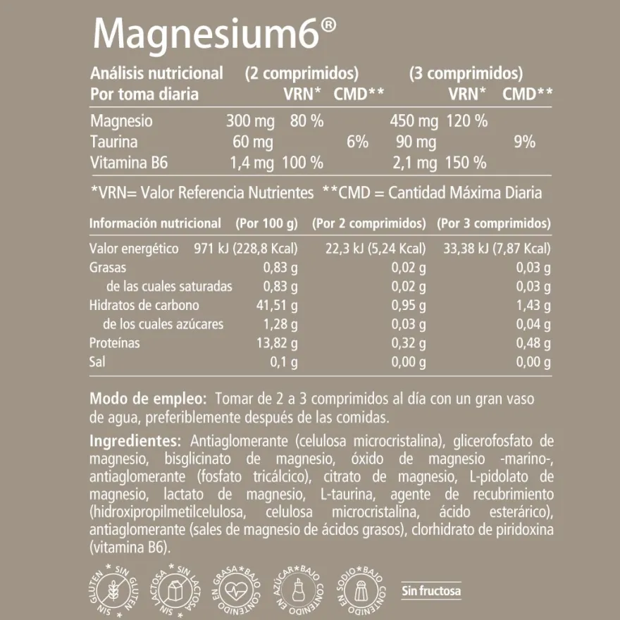 VITAE Magnesium6 20 Comprimidos