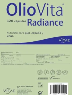 Vitae Oliovita Radiance Cápsulas 120 ud