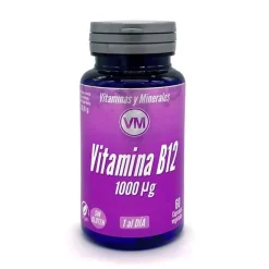 Vitaminas y Minerales Vitamina B12 60 Cápsulas