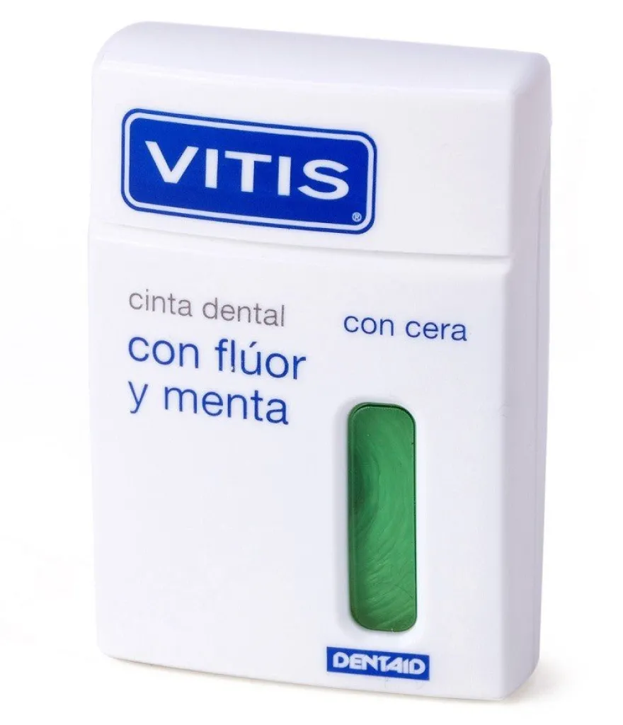 VITIS Cinta Dental con Flúor y Menta 50m