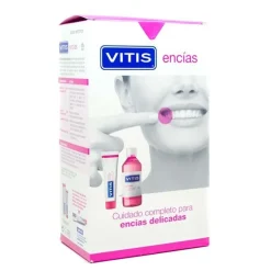 VITIS Encías Sensibles Pack Dentífrico 100ml + Colutorio 500ml