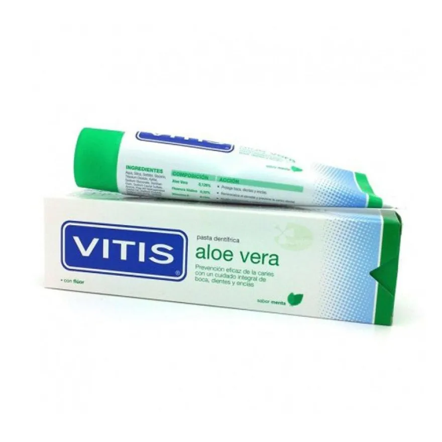 VITIS Pasta Dentífrica Aloe Vera Sabor Menta 100 ml