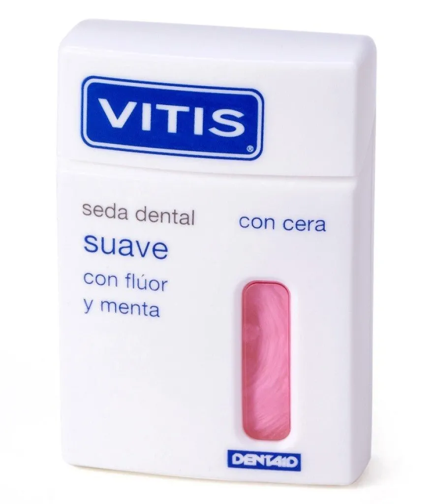 VITIS Seda Dental Suave con Flúor y Menta