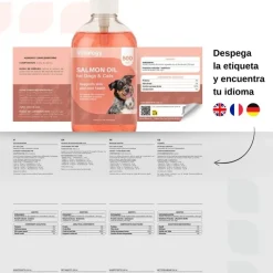 Vittalogy Aceite de Salmón para Perros y Gatos Triplo 3x500ml