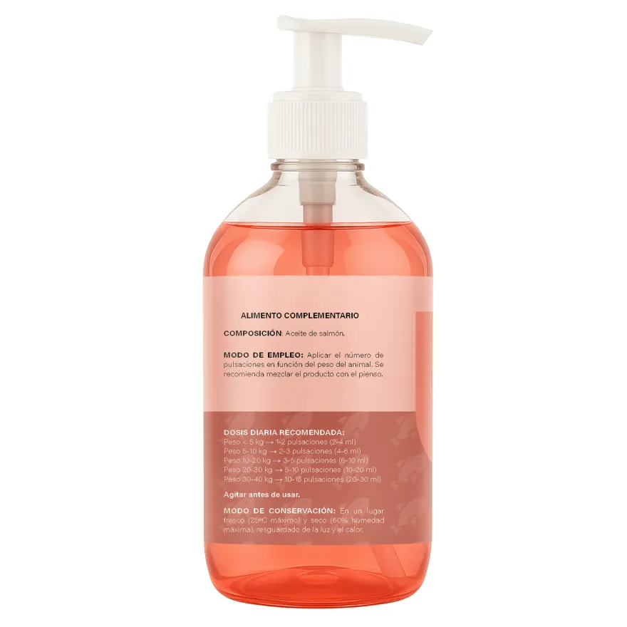Vittalogy Aceite de Salmón para Perros y Gatos 500ml