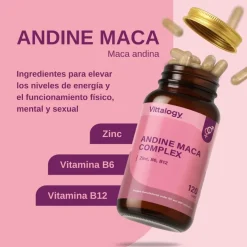 Vittalogy Andine Maca Complex 120 Cápsulas